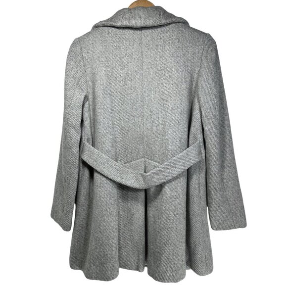 Nine West Wool Blend Blazer Peacoat Longline Women 4 Business Casual Preppy Twee - Picture 4 of 12